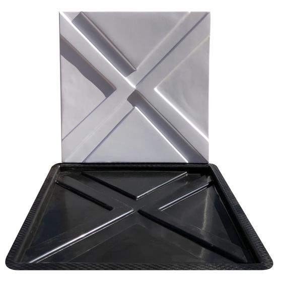 Imagem de Forma 3D Gesso e Cimento ABS - Quadrangular 30x30