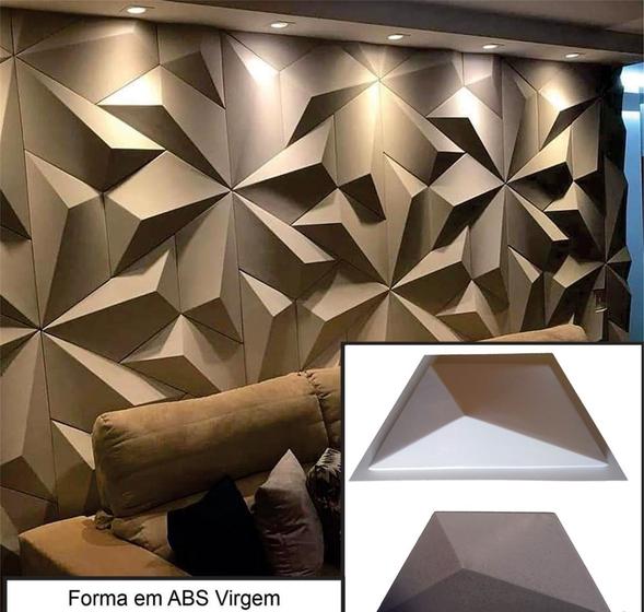 Fôrma 3d Gesso Trapezio 50x25cm Molde Para Gesso Ou Cimento 3d IN605 - INNOVE3D Imagem de Fôrma 3d Gesso Trapezio 50x25cm Molde Para Gesso Ou Cimento 3d IN605