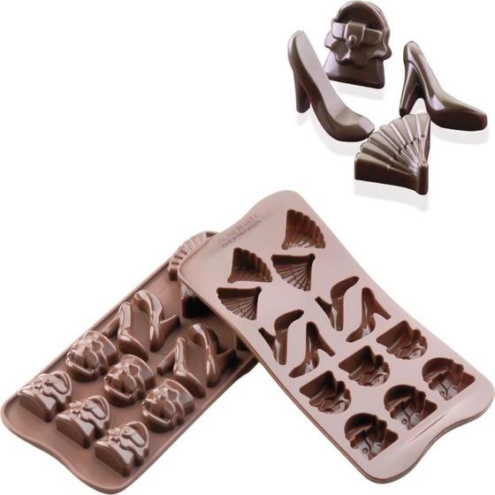 Imagem de Forma 3D Silicone Mini Bombom Chocolate Fashion Silikomart