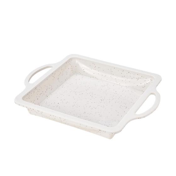 Imagem de Forma Assadeira De Silicone Quadrada Antiaderente Com Alça