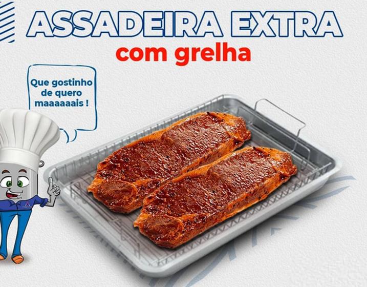 Imagem de Forma Assadeira Extra Alta com Grelha Removivel em Aluminio IF35