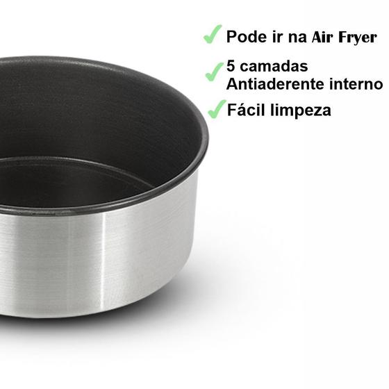 Imagem de Forma Assadeira para Air Fryer Antiaderente Redonda nº25