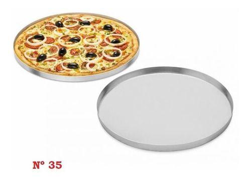Imagem de Forma Assadeira Redonda Pizza Grande 35cm