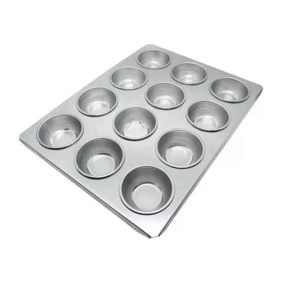 Imagem de Forma Bandeja Grande para Cupcake 12 Cavidades Roldan