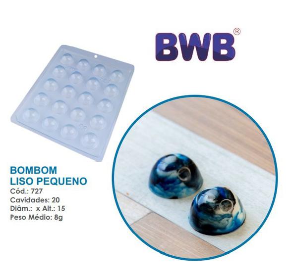 Imagem de Forma bombom liso pequeno simples pascoa bwb 727 Tradicional Chocolate