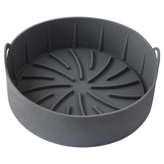 Imagem de Forma Cesto De Silicone Fritadeira Airfryer Antiaderente 22cm Circular - Clink