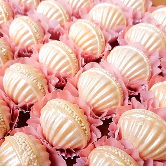 Imagem de Forma Com Silicone Doces Finos Bwb Sp 3512 Concha Shell
