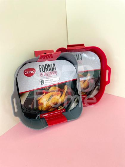 Forma cozimento quadrada fritadeira eletrica silicone 16cm x Menor preço em Forma cozimento quadrada fritadeira eletrica silicone 16cm x