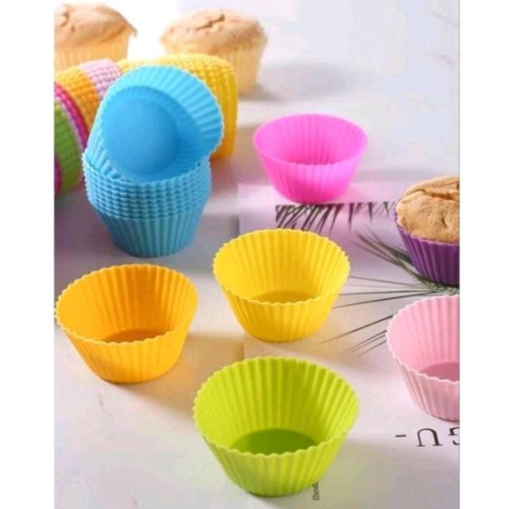 Imagem de Forma Cupcake 6 unidades coloridas