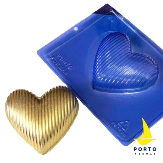 Imagem de Forma de Acetato Coração Listrinha Ref. 83 Porto Formas 