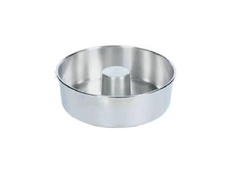 Imagem de Forma de Alumínio com Canudo para Bolo e Pudim - 24 x 9 Cm