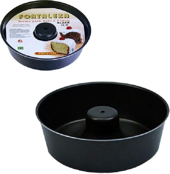 Forma De Alumínio Para Bolo Com Tubo Black 7Cm X 24Cm Menor preço em Forma De Alumínio Para Bolo Com Tubo Black 7Cm X 24Cm