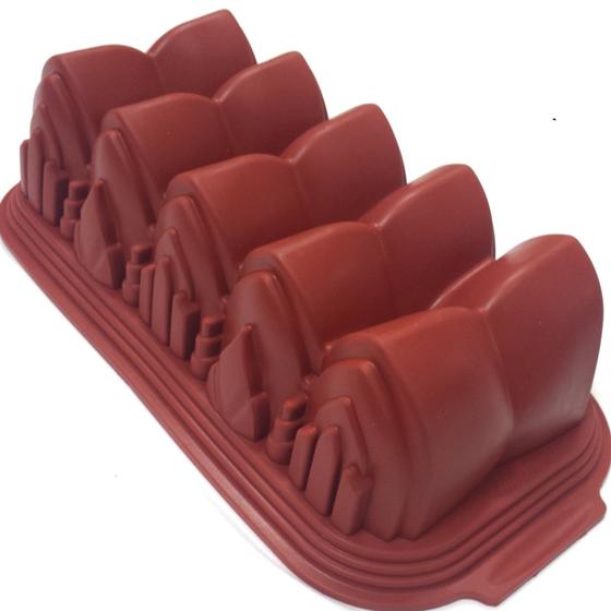 Imagem de Forma de Bolo em Silicone Catedral Retangular