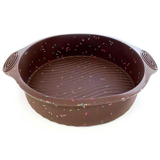 Forma De Bolo Redonda Silicone Candy Brigadeiro Dolce Home Menor preço em Forma De Bolo Redonda Silicone Candy Brigadeiro Dolce Home