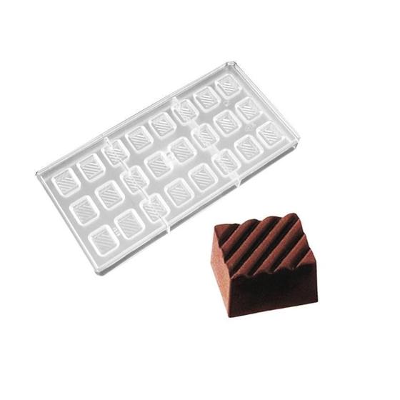 Imagem de Forma De Chocolate Retangular Listrado