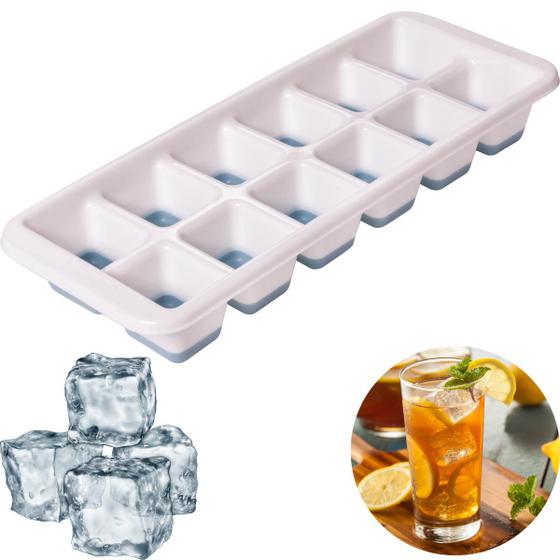 Imagem de Forma de Gelo com Fundo de SIlicone 12 cubos