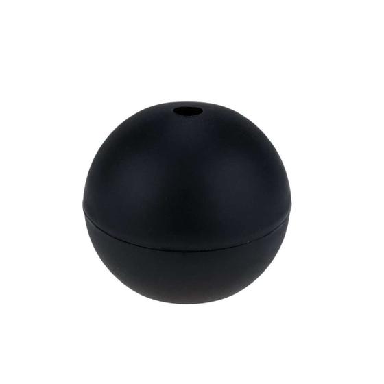 Imagem de Forma de Gelo de Silicone Esfera 60mm Preta Weck