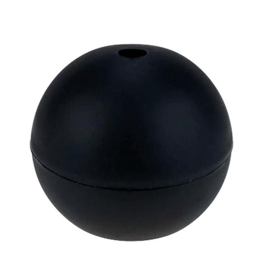 Imagem de Forma De Gelo Esfera Em Silicone Preto 60Mm - Weck