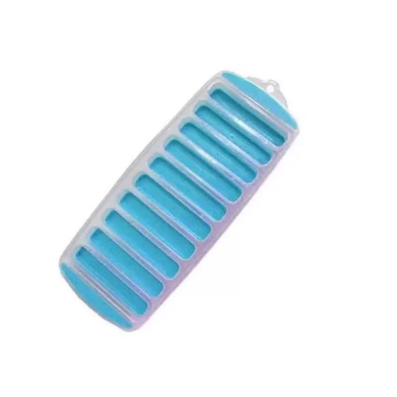 Forma de gelo retangular palito p garrafa wincy azul Menor preço em Forma de gelo retangular palito p garrafa wincy azul