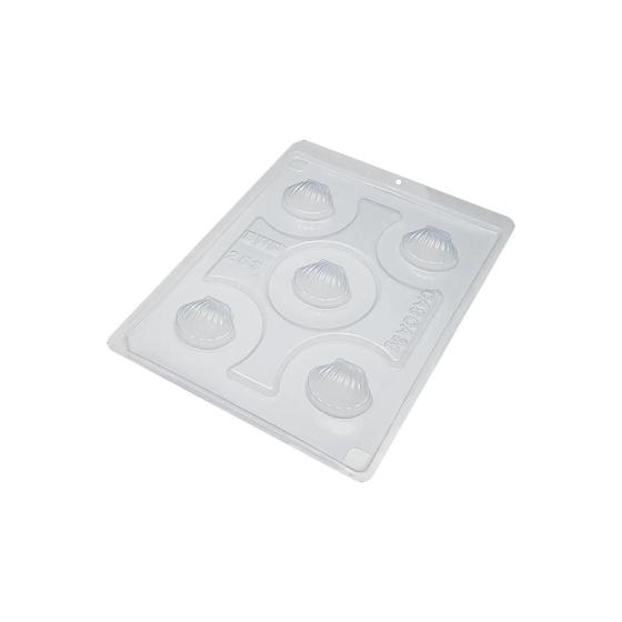 Imagem de Forma de silicone 3 partes concha shell cod-253 bwb