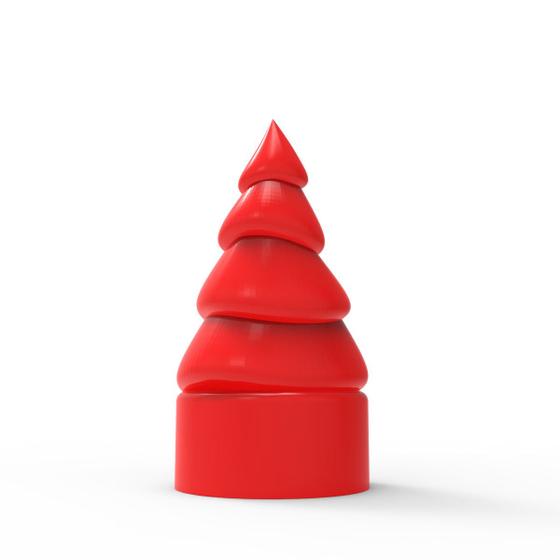 Imagem de Forma de Silicone Arvore de Natal Geométrica