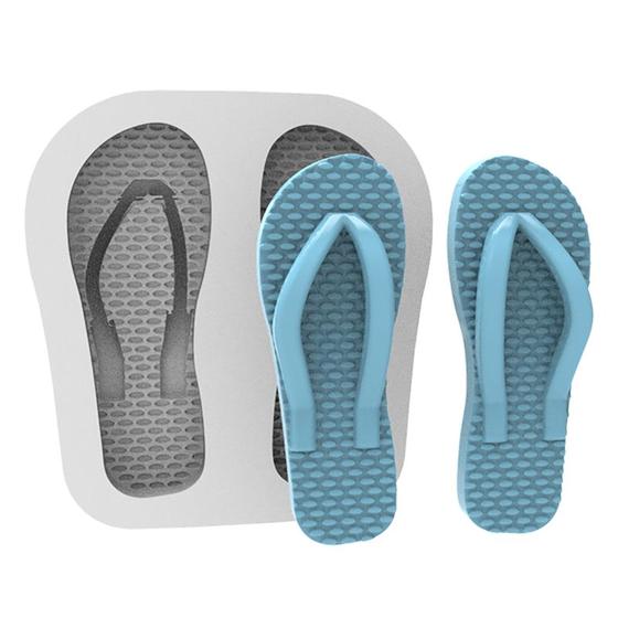 Imagem de Forma de Silicone Chinelo Havaianas Ib-210 (Molde de Silicone para Sabonete)