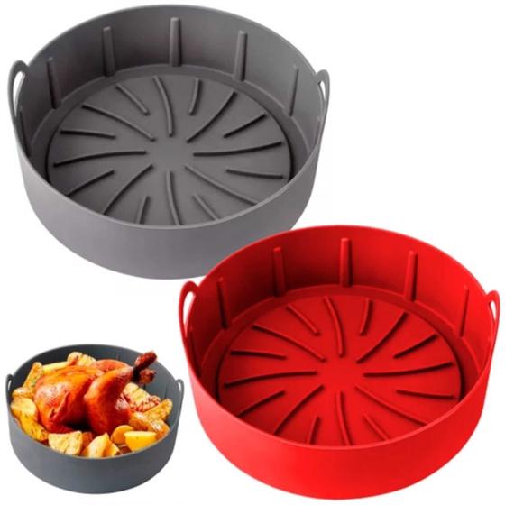 Imagem de Forma de Silicone Fritadeira Universal Redondo Alça19,5cm