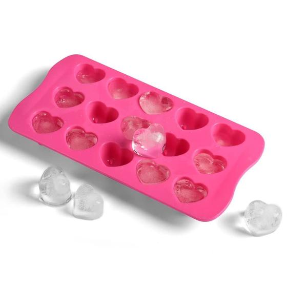 Imagem de Forma de Silicone Gelo Coração - MOZCADA