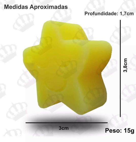 Imagem de Forma de Silicone Lua e Estrela Lembrancinha 4Cav. Ib-254