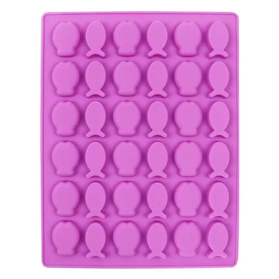 Imagem de Forma de Silicone Mini Peixe bala gelatina