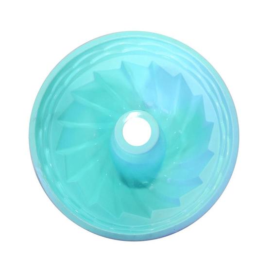 Forma de Silicone p/ Bolo Azul - Quanhe Menor preço em Forma de Silicone p/ Bolo Azul - Quanhe