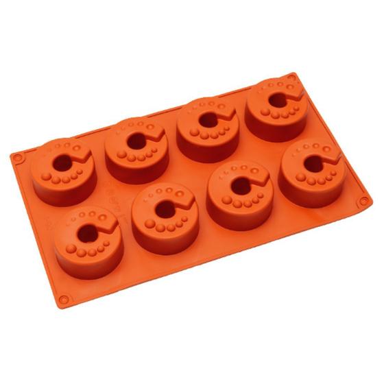 Imagem de Forma De Silicone P/ Donuts Bombons Bolo C/ 8 Cavidades