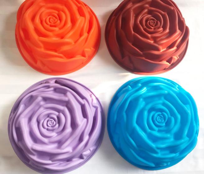 Imagem de Forma de silicone para doces - flor