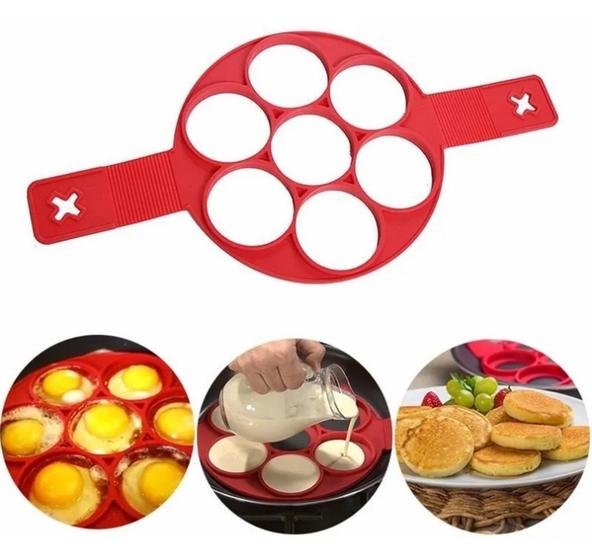 Imagem de Forma De Silicone Para Panquecas Ovos Antiaderente Fantastic Omelete E Waffle