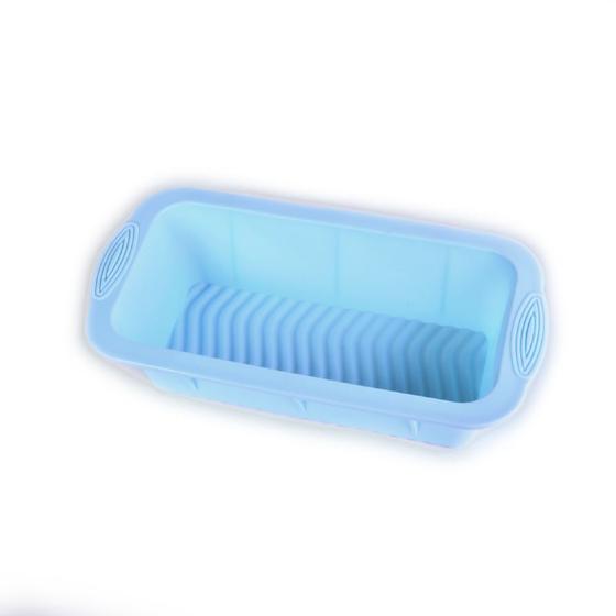 Imagem de Forma De Silicone Para Pão De Forma Azul 21 x 10 x 6,5 Cm