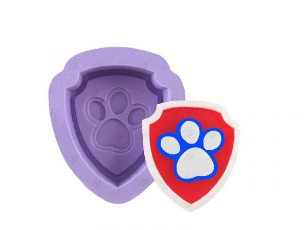 Imagem de Forma de Silicone Patrulha Canina Escudo Ib-045