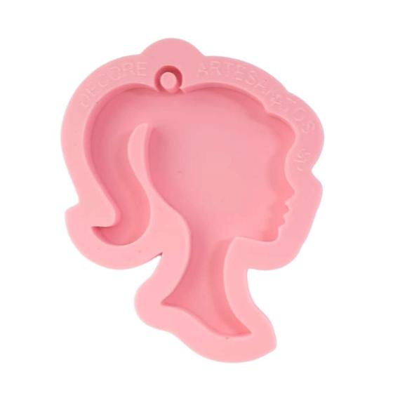 Imagem de Forma de Silicone - Pingente Barbie 1 cav mod2