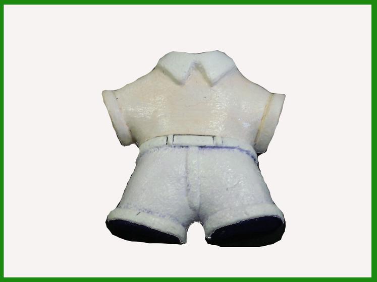 Imagem de Forma de Silicone Roupa de Bebe Menino Ib-808 / S-307