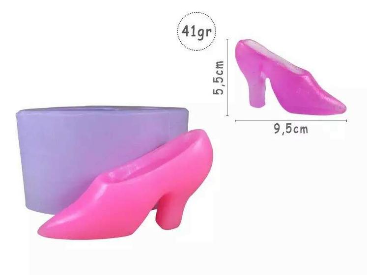 Imagem de Forma de Silicone Sapato C/Salto Ib-1504 / S-207