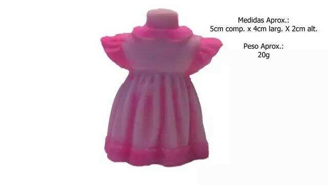 Imagem de Forma de Silicone Vestido Mini Ib-1512 / S-864