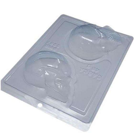 Imagem de Forma Especial Crânio de Chocolate 3 Partes com Silicone