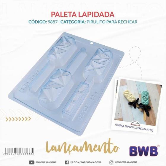 Imagem de Forma especial trad. - bwb - paleta lapidada  - cod. 9897 silicone