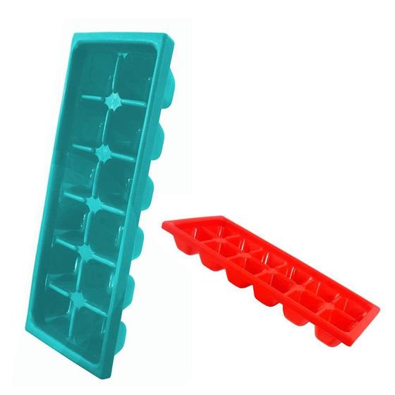 Imagem de Forma gelo plástica sem tampa para 12 cubos - alves plastic - Alves Plasticos