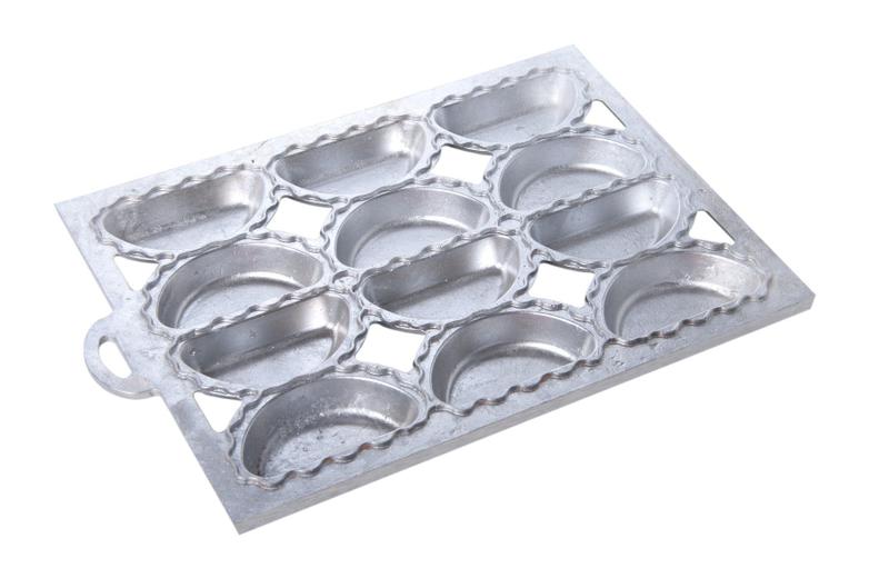 Imagem de Forma master para pastel ravioli risolis tortei em alumínio 12 cavidades AND
