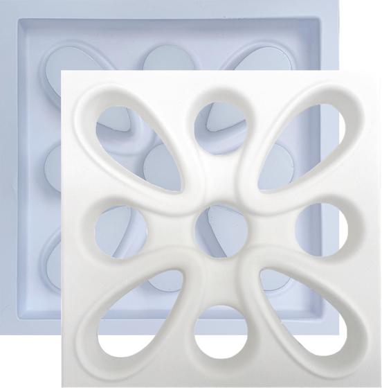 Imagem de Forma Molde Gesso 3D E Cimento Abs Plástico Fdg Placa Parede