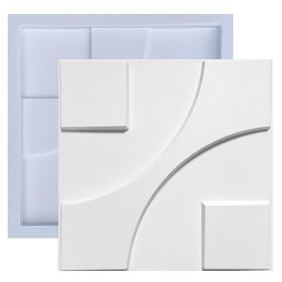 Forma Molde Gesso 3D E Cimento Abs Plástico Fdg Placa Parede - Si Plástic Imagem de Forma Molde Gesso 3D E Cimento Abs Plástico Fdg Placa Parede