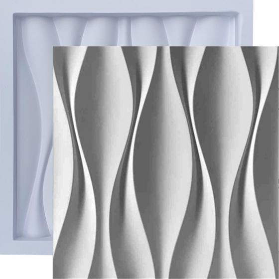 Imagem de Forma Molde Pra Gesso 3D E Cimento Abs Modelo Modena Dunas