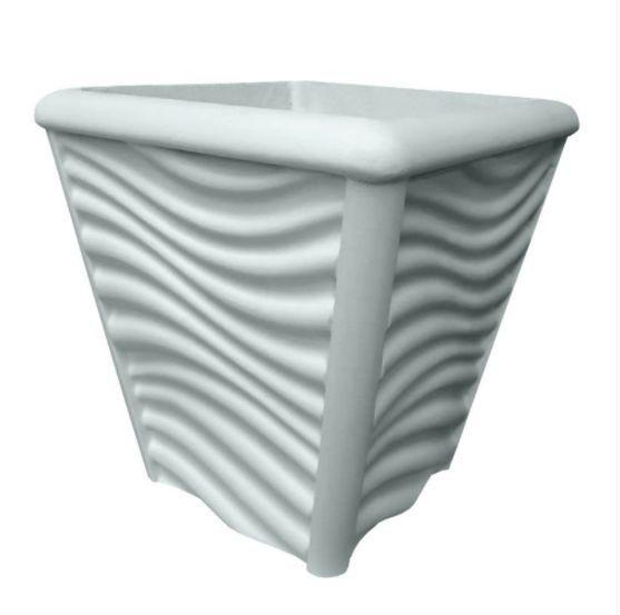 Imagem de Forma Molde Vaso Abs 3d 1.5 mm Ondas Ref 810 22 x 25 cm