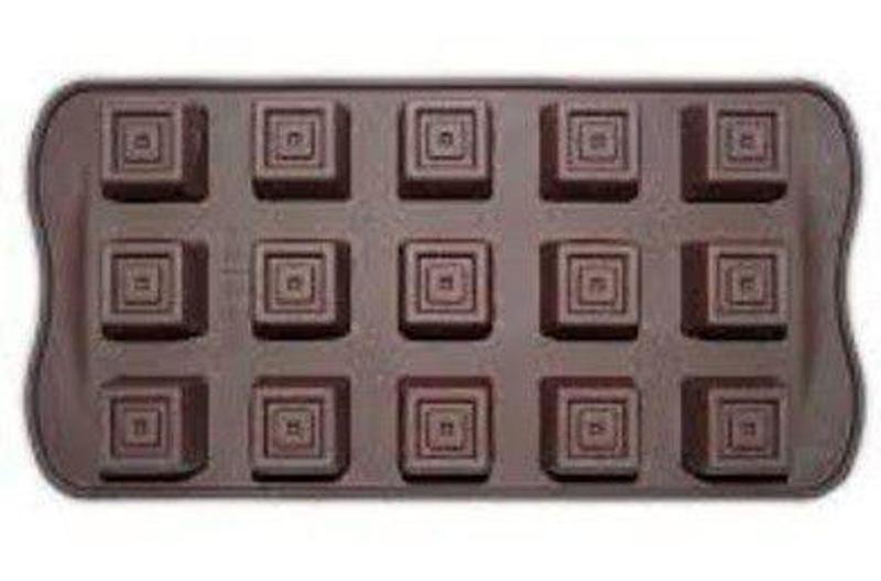 Imagem de Forma para Chocolate Para 15 Chocolates Quadrados Kehome