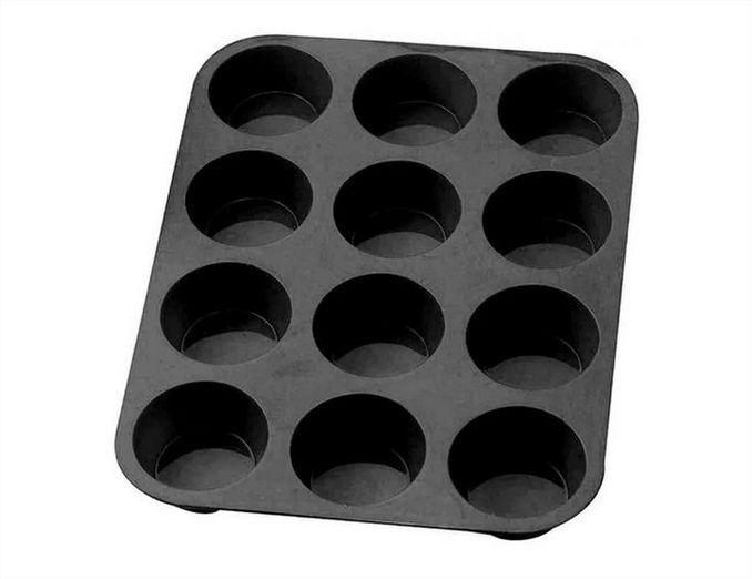 Imagem de Forma para Cupcake Petit Gateau Empada Assadeira de Silicone 